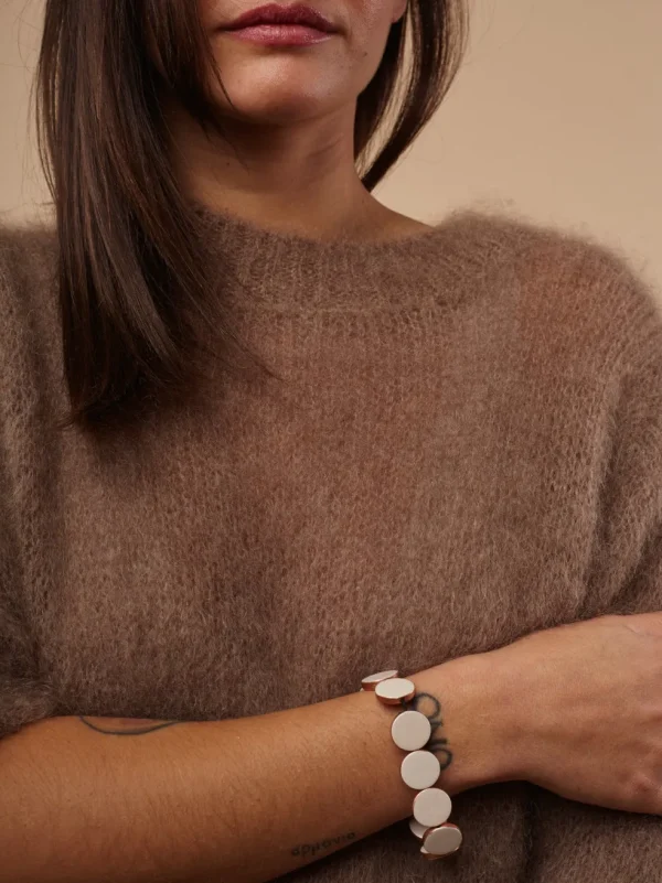 Bracciale Istanbul metallic regolabile legno