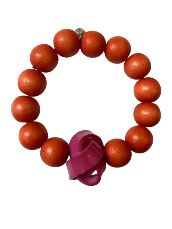 Bracciale legno e resina Tilly