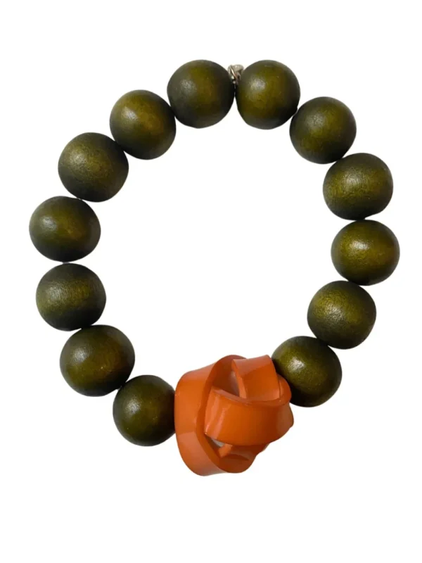 Bracciale legno e resina Tilly