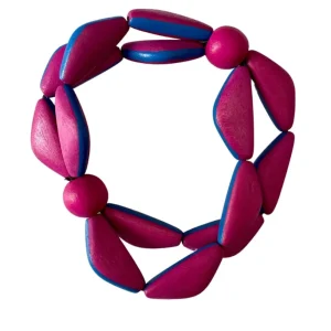 Bracciale legno elasticizzato Thailandia