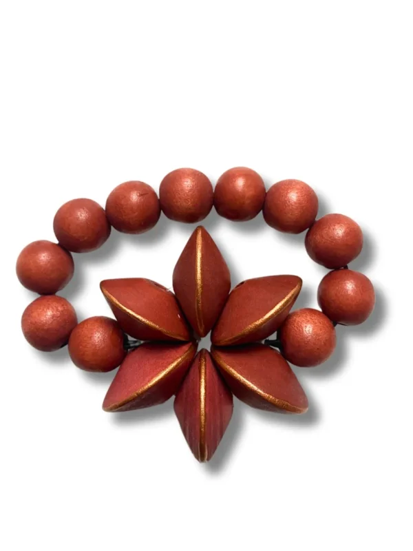 Bracciale legno Honolulu Metallic