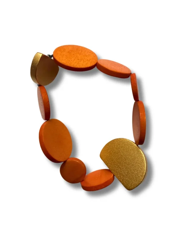 Bracciale legno Kira metallic
