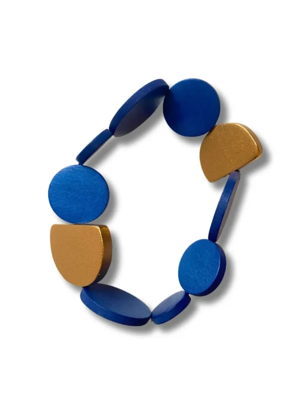 Bracciale legno Kira metallic