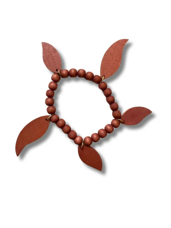 Bracciale legno Leaves