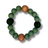 Bracciale legno Lou, leggero, minimal design, costume jewelry
