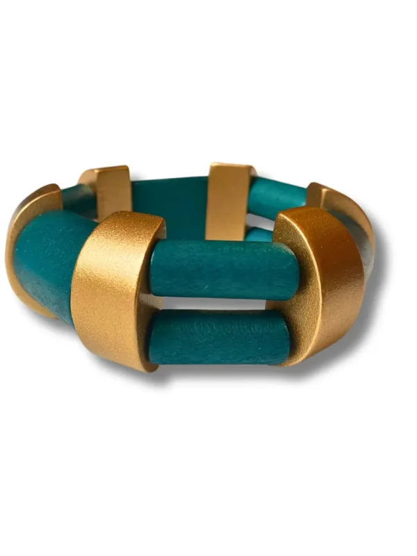 Bracciale legno Susan metallic