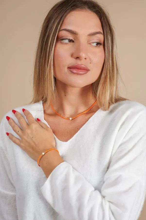 Bracciale Pearl con perline di vetro