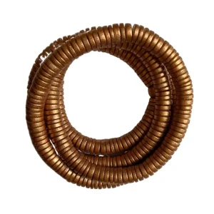 Bracciale Rory legno elastico metallic
