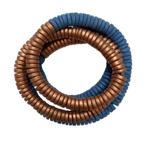Bracciale Rory legno elastico metallic mix