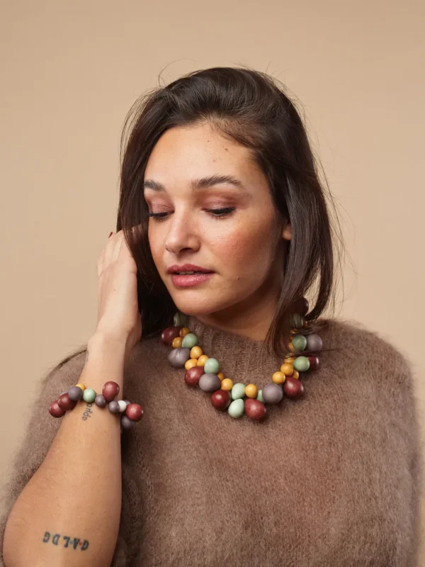 Bracciale Tibet legno