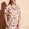 Caftano mare Billie rayon