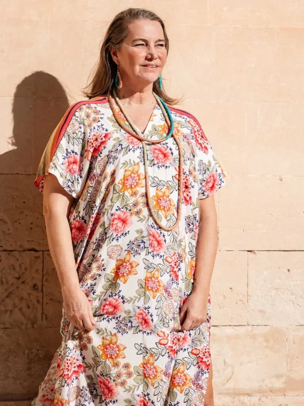 Caftano mare Billie rayon