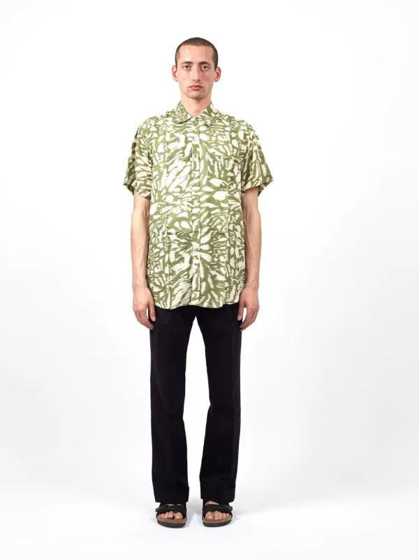 Camicia a maniche corte viscosa Jacopo
