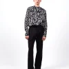 Camicia collo alla coreana viscosa Brando