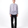 Camicia collo alla coreana cotone Riccardo