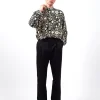 Camicia collo alla coreana seta Moreno