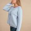 Cardigan bottoni lana e cashmere Rosmara