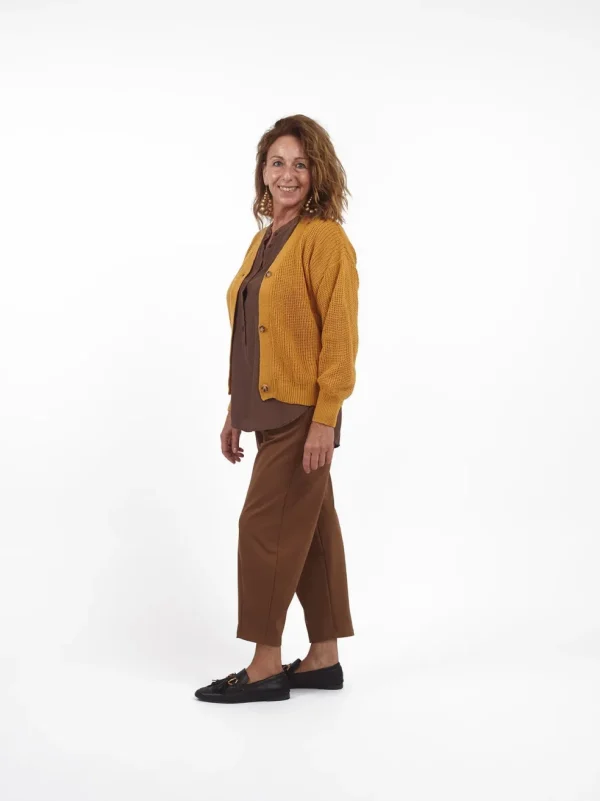 Cardigan corto con bottoni Eleonora