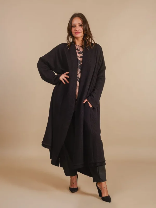 Cardigan lungo cotone Arabella