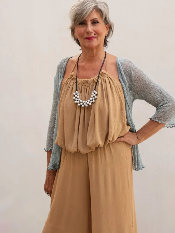 Cardigan rete corto coprispalle rayon Amelia