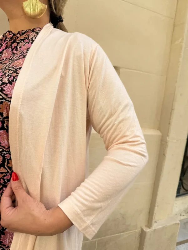 Cardigan tinta unita leggero jersey Adeline