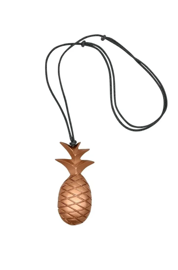Collana Ananas Metallic legno