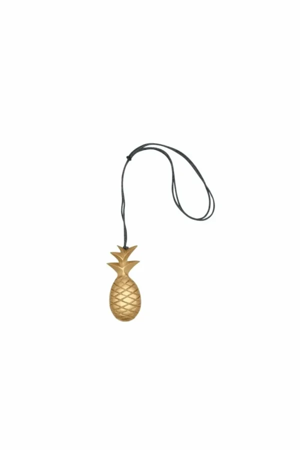 Collana Ananas Metallic legno