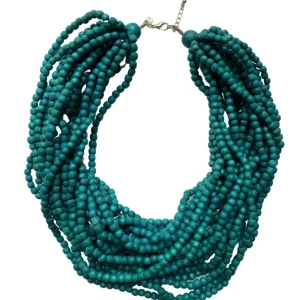 Collana corta Mali legno