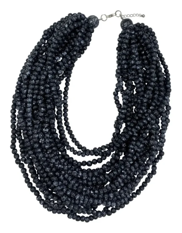 Collana corta Mali legno