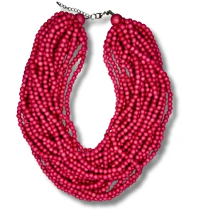 Collana corta Mali legno