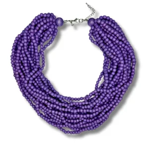 Collana corta Mali legno
