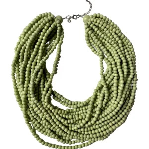 Collana corta Mali legno
