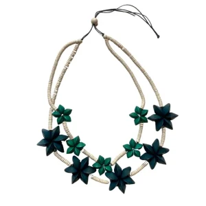 Collana Hawaii legno regolabile