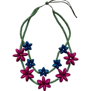 Collana Hawaii legno regolabile