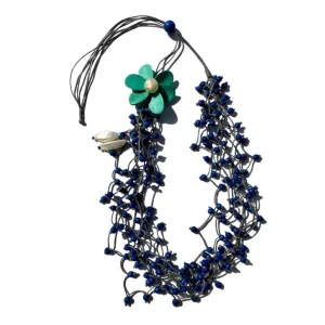 Collana legno Fleur