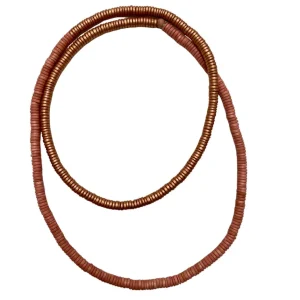 Collana legno Rory metallic mix