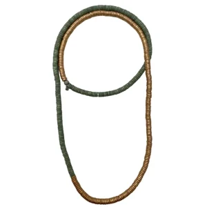 Collana legno Rory metallic mix