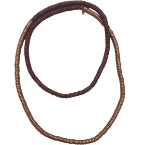 Collana legno Rory metallic mix