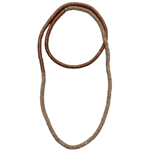 Collana legno Rory metallic mix