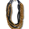 Collana legno Sololaki metallic