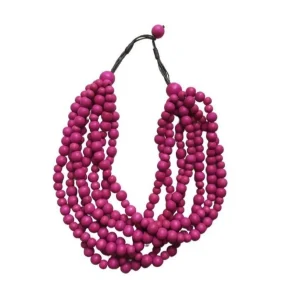 Collana Madagascar legno