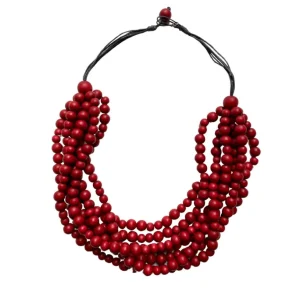 Collana Madagascar legno