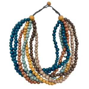 Collana Madagascar legno
