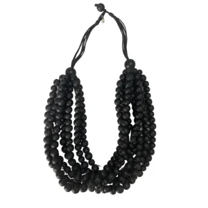 Collana Madagascar legno