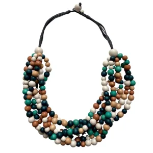 Collana Madagascar legno