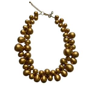 Collana Tibet Metallic legno regolabile