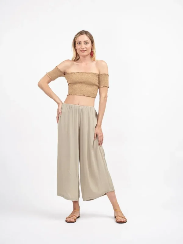 Crop Top elasticizzato Dea