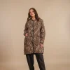 Giacca trapuntata animalier Monica