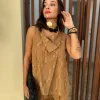 Gilet cotone & lino Stevie