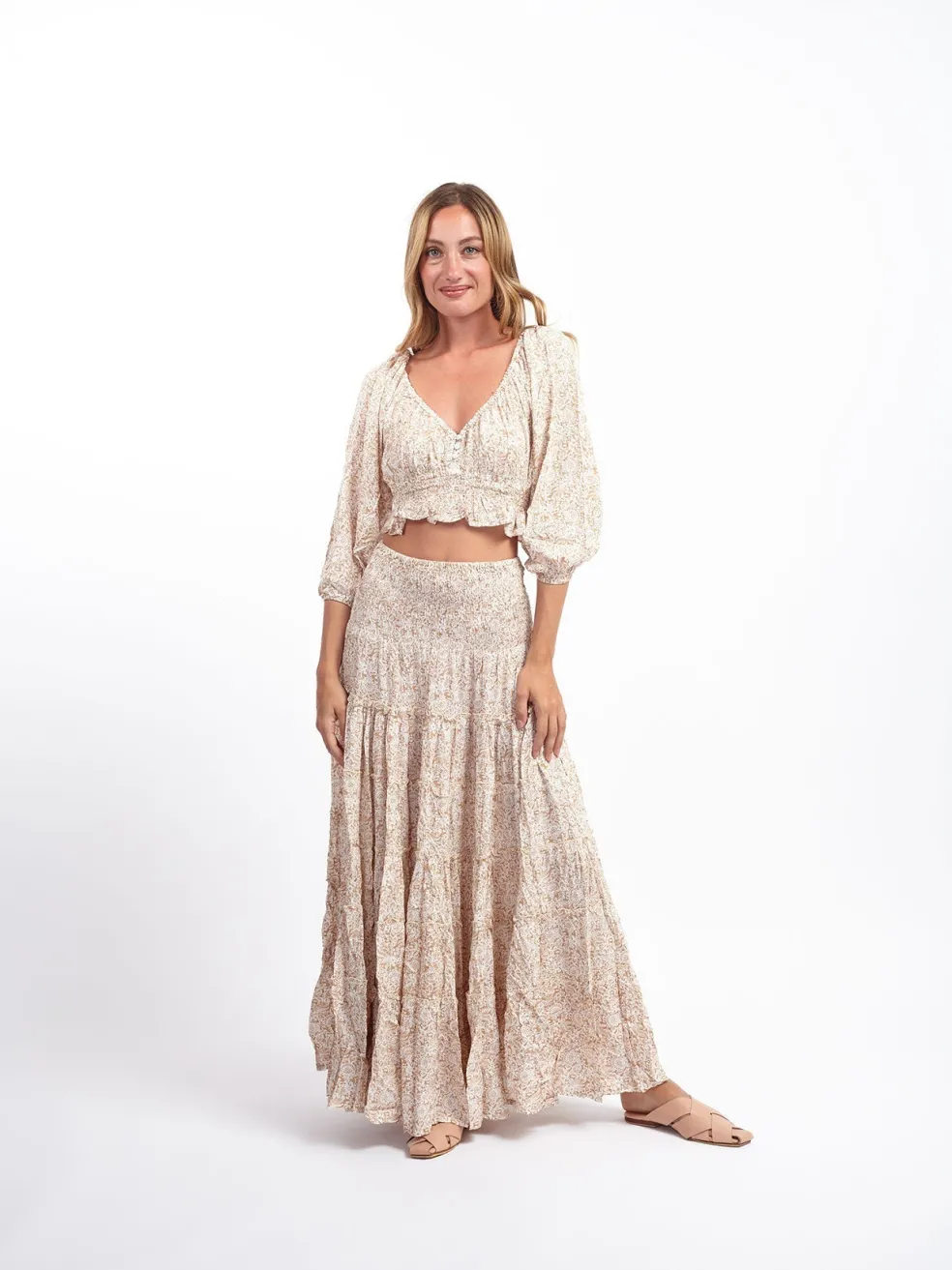 gonna_lunga_boho_con_elas_14.webp Gonna lunga boho con elastico e balze Doroty